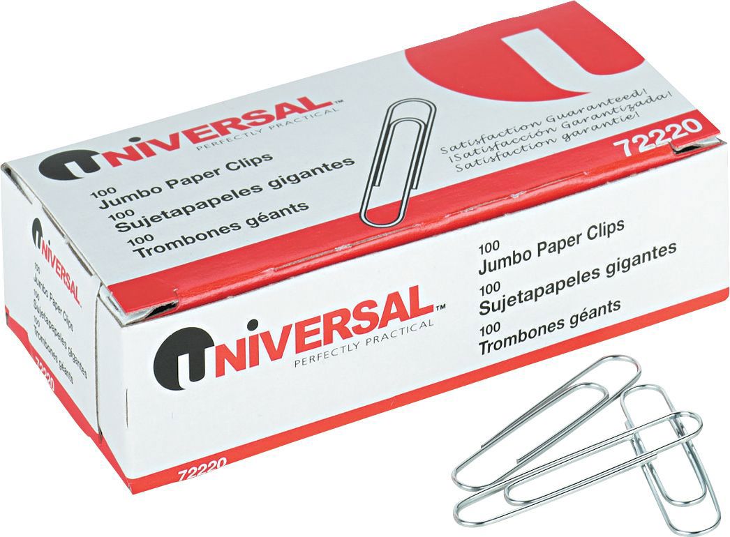 CLIP,JUMBO,SMOOTH,1K/PK